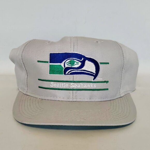 VTG 90 s Seattle Seahawks AANCO YR Snapback NFL Hat NWOT - Picture 1 of 7